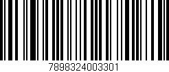 Código de barras (EAN, GTIN, SKU, ISBN): '7898324003301'
