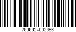 Código de barras (EAN, GTIN, SKU, ISBN): '7898324003356'