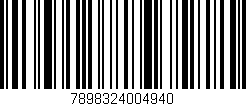 Código de barras (EAN, GTIN, SKU, ISBN): '7898324004940'