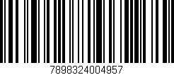 Código de barras (EAN, GTIN, SKU, ISBN): '7898324004957'