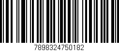 Código de barras (EAN, GTIN, SKU, ISBN): '7898324750182'