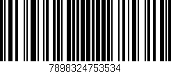 Código de barras (EAN, GTIN, SKU, ISBN): '7898324753534'