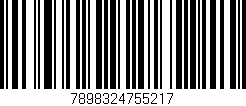 Código de barras (EAN, GTIN, SKU, ISBN): '7898324755217'