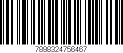 Código de barras (EAN, GTIN, SKU, ISBN): '7898324756467'