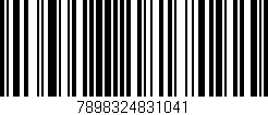 Código de barras (EAN, GTIN, SKU, ISBN): '7898324831041'