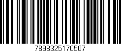 Código de barras (EAN, GTIN, SKU, ISBN): '7898325170507'