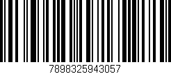 Código de barras (EAN, GTIN, SKU, ISBN): '7898325943057'