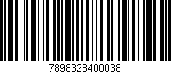 Código de barras (EAN, GTIN, SKU, ISBN): '7898328400038'
