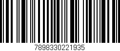 Código de barras (EAN, GTIN, SKU, ISBN): '7898330221935'