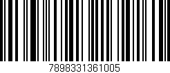 Código de barras (EAN, GTIN, SKU, ISBN): '7898331361005'