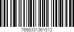 Código de barras (EAN, GTIN, SKU, ISBN): '7898331361012'