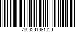 Código de barras (EAN, GTIN, SKU, ISBN): '7898331361029'