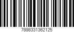 Código de barras (EAN, GTIN, SKU, ISBN): '7898331362125'