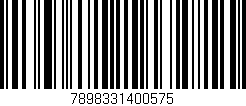 Código de barras (EAN, GTIN, SKU, ISBN): '7898331400575'