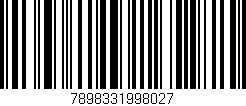 Código de barras (EAN, GTIN, SKU, ISBN): '7898331998027'