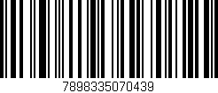 Código de barras (EAN, GTIN, SKU, ISBN): '7898335070439'