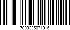 Código de barras (EAN, GTIN, SKU, ISBN): '7898335071016'