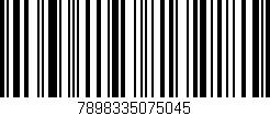 Código de barras (EAN, GTIN, SKU, ISBN): '7898335075045'