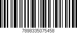 Código de barras (EAN, GTIN, SKU, ISBN): '7898335075458'