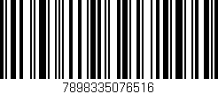 Código de barras (EAN, GTIN, SKU, ISBN): '7898335076516'