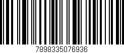 Código de barras (EAN, GTIN, SKU, ISBN): '7898335076936'