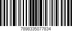 Código de barras (EAN, GTIN, SKU, ISBN): '7898335077834'