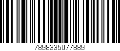 Código de barras (EAN, GTIN, SKU, ISBN): '7898335077889'