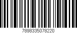 Código de barras (EAN, GTIN, SKU, ISBN): '7898335078220'