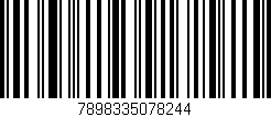Código de barras (EAN, GTIN, SKU, ISBN): '7898335078244'