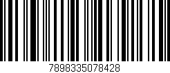 Código de barras (EAN, GTIN, SKU, ISBN): '7898335078428'