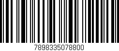 Código de barras (EAN, GTIN, SKU, ISBN): '7898335078800'
