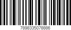 Código de barras (EAN, GTIN, SKU, ISBN): '7898335078886'