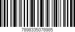Código de barras (EAN, GTIN, SKU, ISBN): '7898335078985'