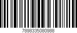 Código de barras (EAN, GTIN, SKU, ISBN): '7898335080988'