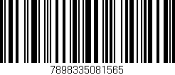Código de barras (EAN, GTIN, SKU, ISBN): '7898335081565'
