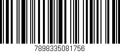 Código de barras (EAN, GTIN, SKU, ISBN): '7898335081756'