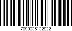 Código de barras (EAN, GTIN, SKU, ISBN): '7898335132922'