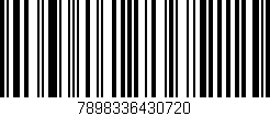Código de barras (EAN, GTIN, SKU, ISBN): '7898336430720'