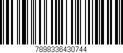Código de barras (EAN, GTIN, SKU, ISBN): '7898336430744'