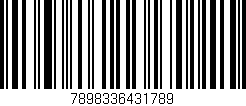 Código de barras (EAN, GTIN, SKU, ISBN): '7898336431789'