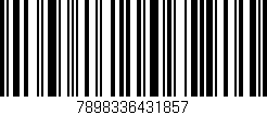 Código de barras (EAN, GTIN, SKU, ISBN): '7898336431857'