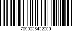 Código de barras (EAN, GTIN, SKU, ISBN): '7898336432380'