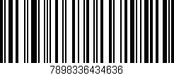 Código de barras (EAN, GTIN, SKU, ISBN): '7898336434636'