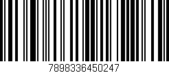 Código de barras (EAN, GTIN, SKU, ISBN): '7898336450247'