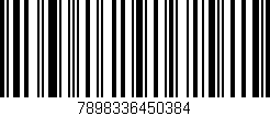 Código de barras (EAN, GTIN, SKU, ISBN): '7898336450384'