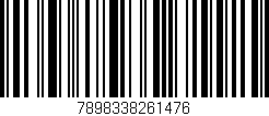 Código de barras (EAN, GTIN, SKU, ISBN): '7898338261476'