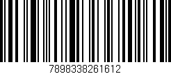 Código de barras (EAN, GTIN, SKU, ISBN): '7898338261612'
