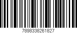 Código de barras (EAN, GTIN, SKU, ISBN): '7898338261827'