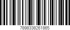 Código de barras (EAN, GTIN, SKU, ISBN): '7898338261865'