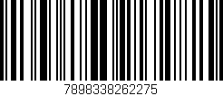 Código de barras (EAN, GTIN, SKU, ISBN): '7898338262275'